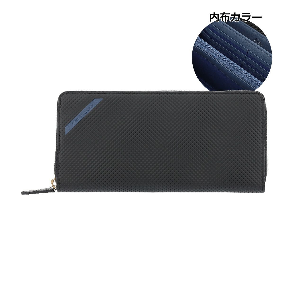 ノイインテレッセ 長財布 ラウンドファスナー スラッシュ メンズ Neu