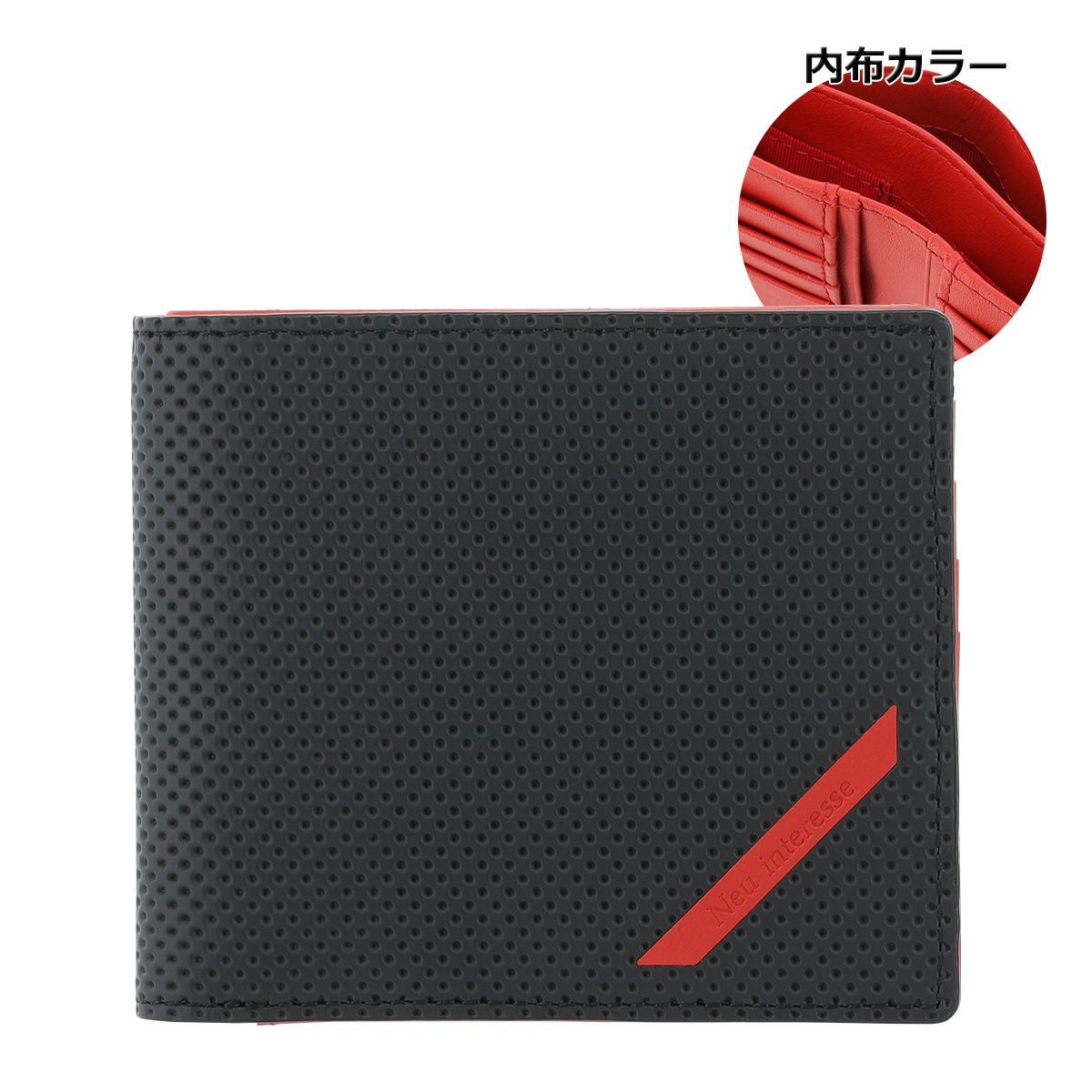 ノイインテレッセ 二つ折り財布 スラッシュ メンズ Neu-004 Neu ノイインテレッセ 二つ折り財布 スラッシュ メンズ Neu-004 Neu