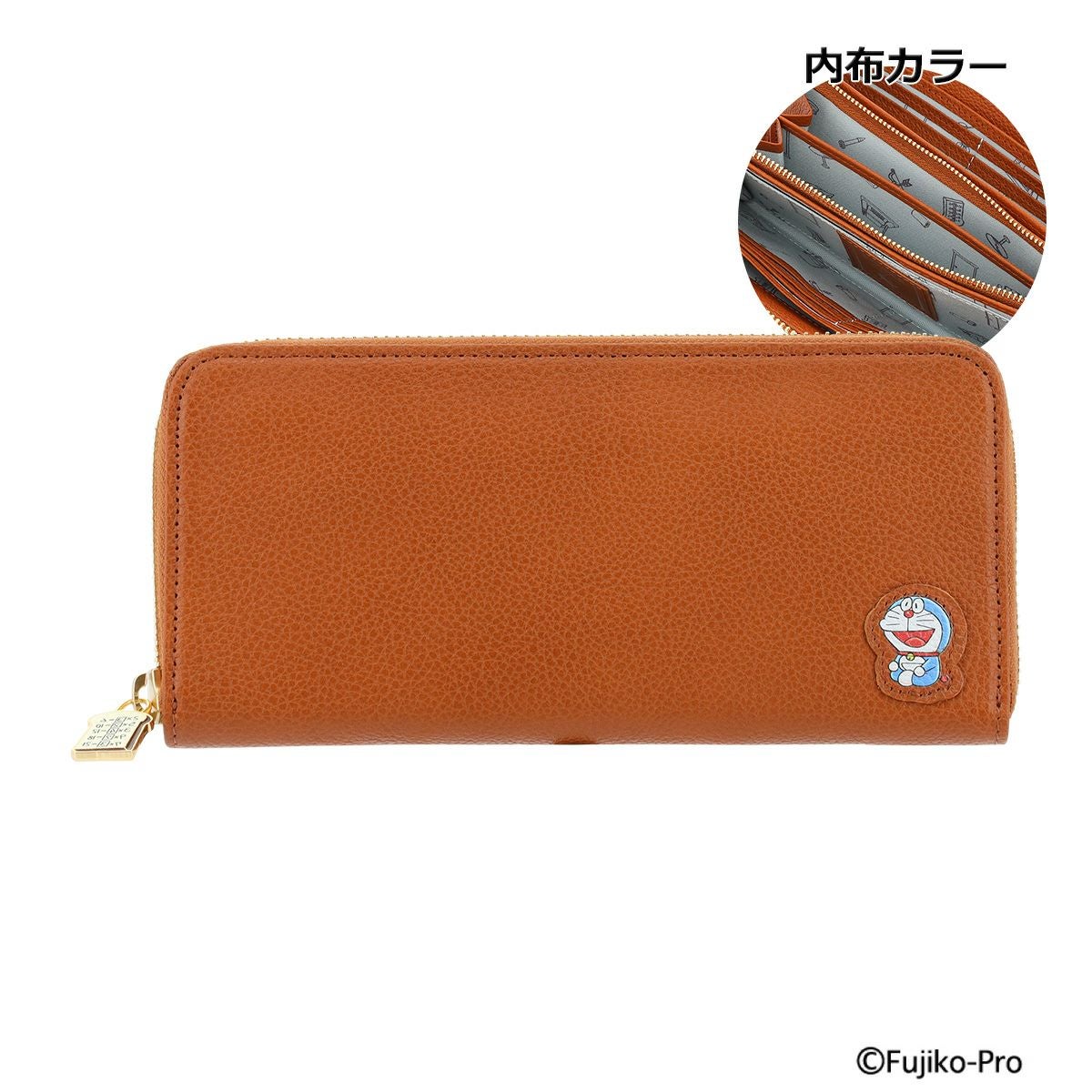 ドラえもんズベル　キャメル色　レザー長財布 楽天市場】送料無料【全5色】日本製 栃木レザー×姫路レザー ドラえもん
