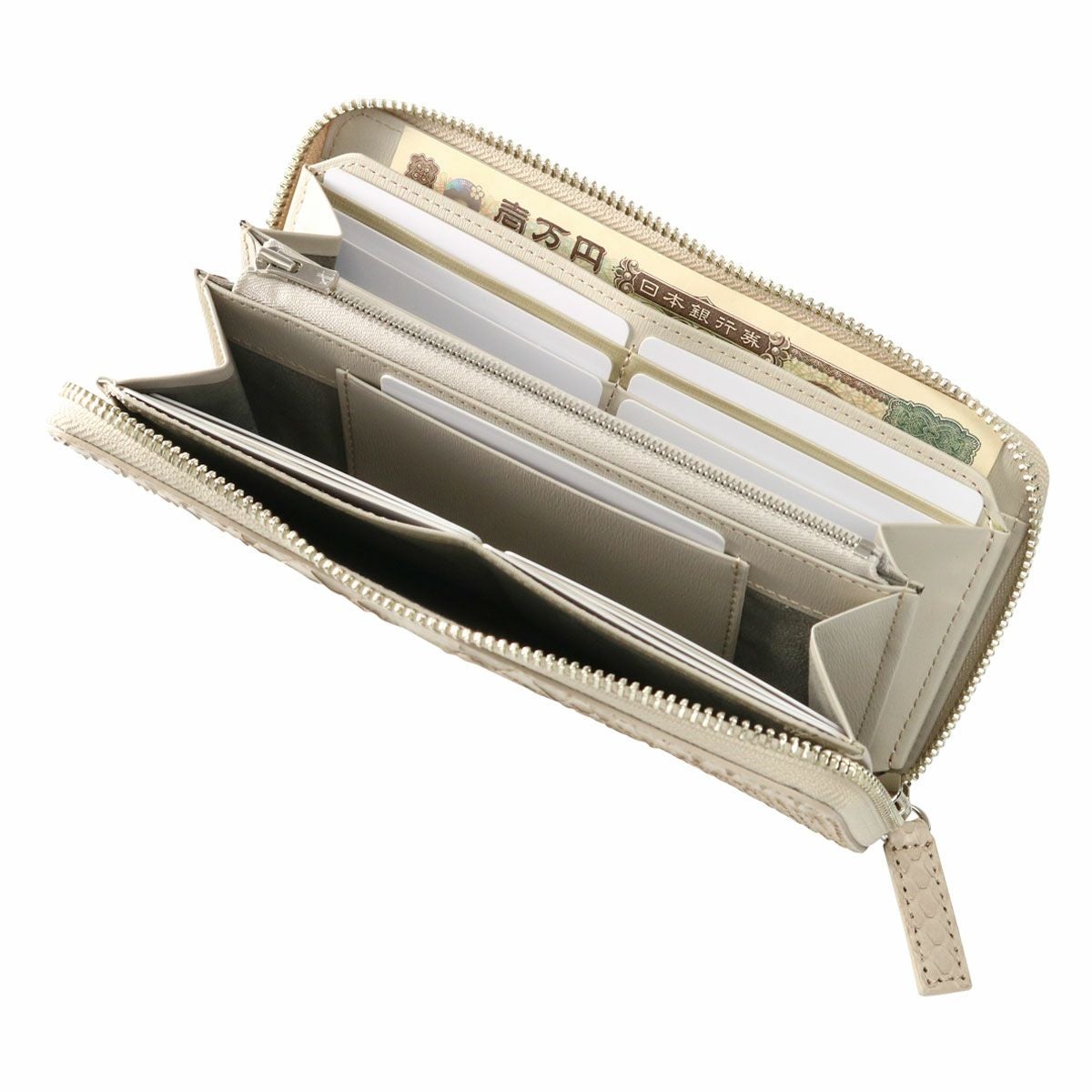 イズイット 長財布 ラウンドファスナー パイソン メンズ 983603 ISIT