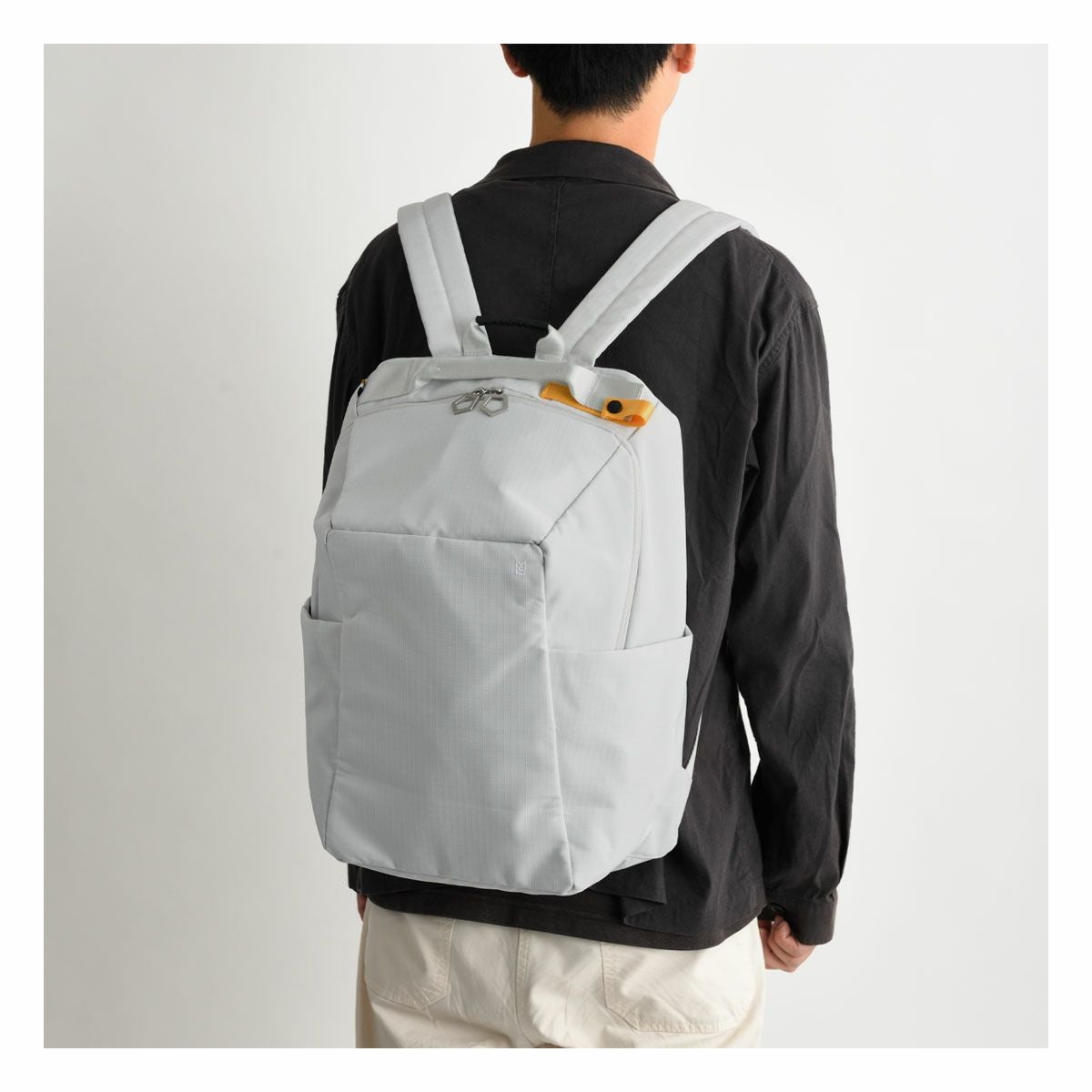 ミレスト リュック ヒュッテ 23L 15インチ 撥水 着脱ポーチ付 メンズ