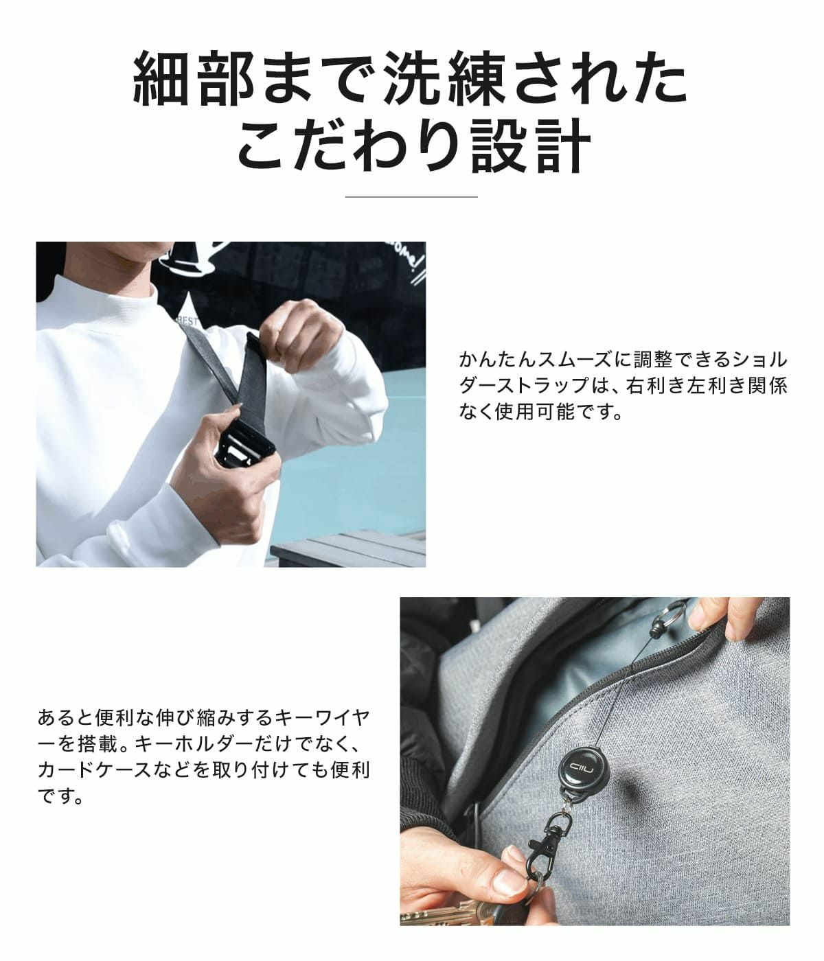 ニード ボディバッグ メンズ レディース R0 PRO NIID URBANATURE