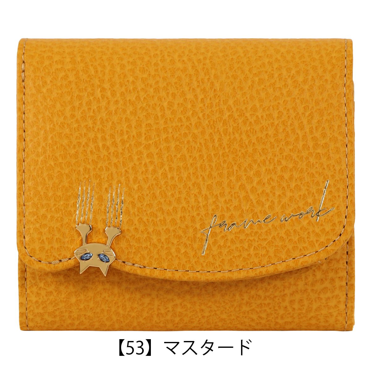 フレームワーク 二つ折り財布 本革 レディース キトン 45000 FRAME
