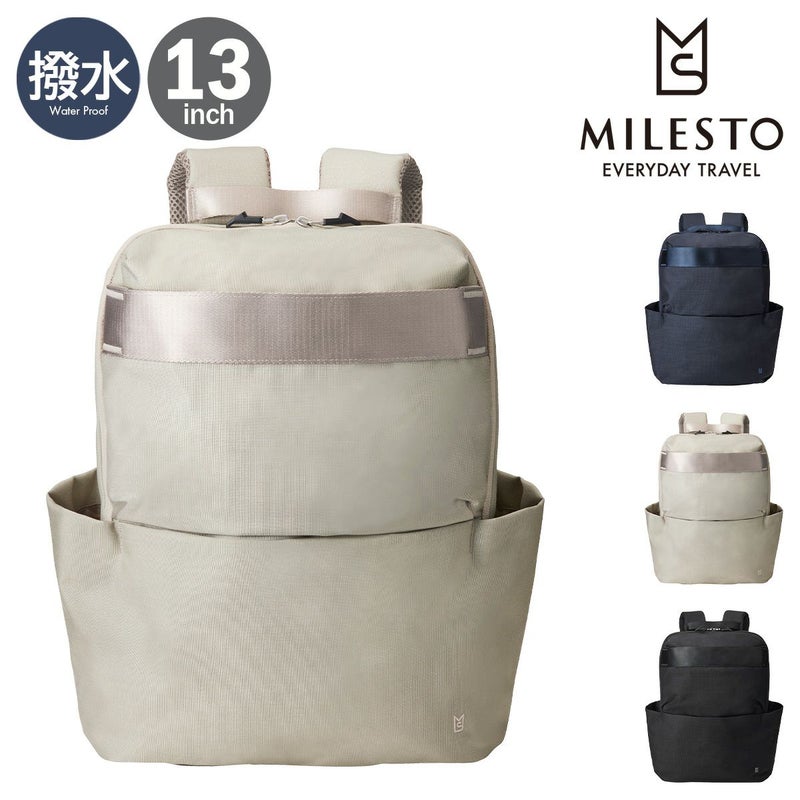 ミレスト リュック 2WAY 13インチ 撥水 ナイロン ストラクト メンズ 