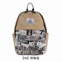 美品】マンハッタナーズ 猫 バックパック リュック トートバッグ 2way 