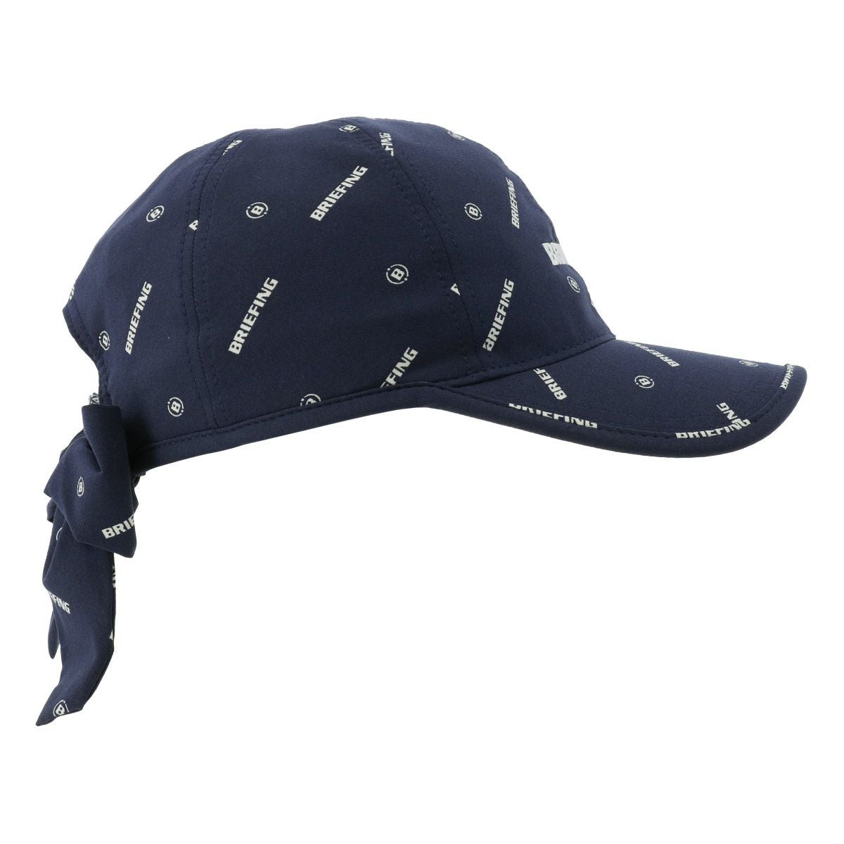 BRIEFING WS MONOGRAM RIBBON CAP ネイビー ブリーフィング ゴルフ キャップ ウィメンズ モノグラム リボン
