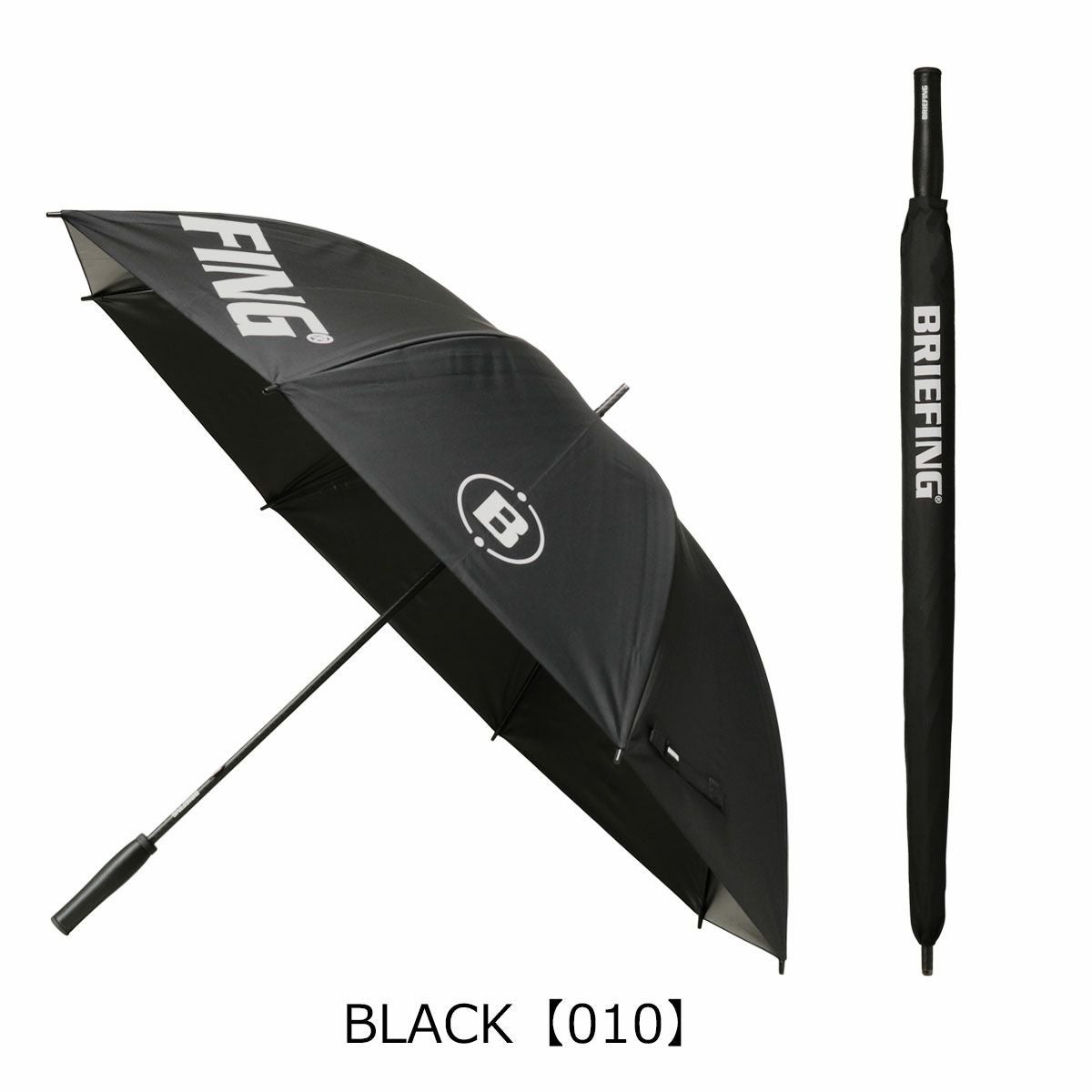 使用1回　ブリーフィングゴルフ　パラソル ブリーフィング ゴルフ 傘 メンズ BRG243G23 BRIEFING 晴雨兼用 雨傘