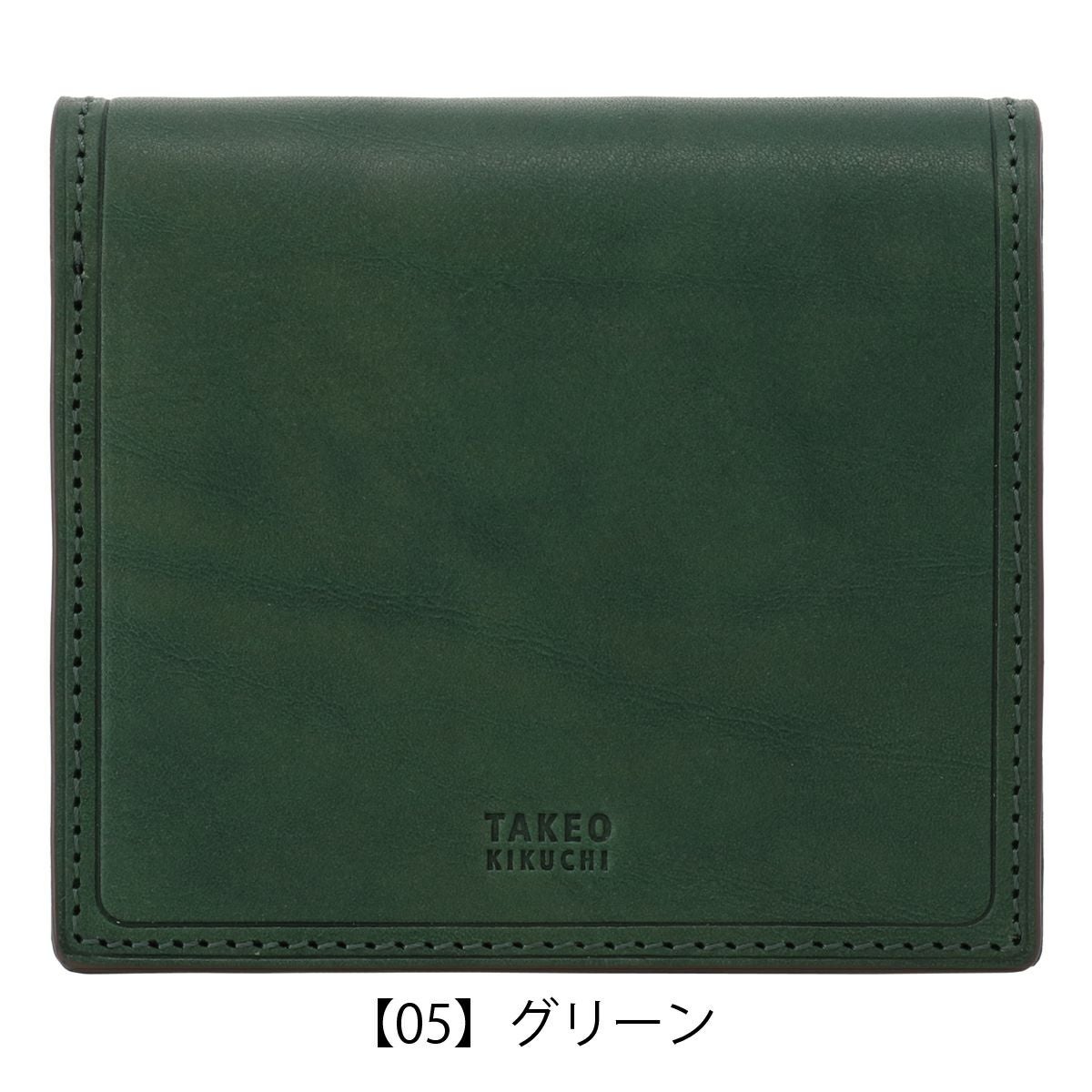 タケオキクチ 二つ折り財布 本革 メンズ コルティ 742625 TAKEO