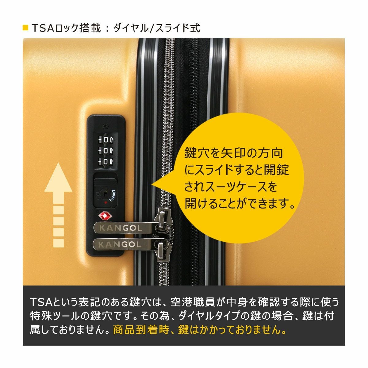カンゴール スーツケース 49L 38cm 3.8kg クロスエイトIII 250-5721