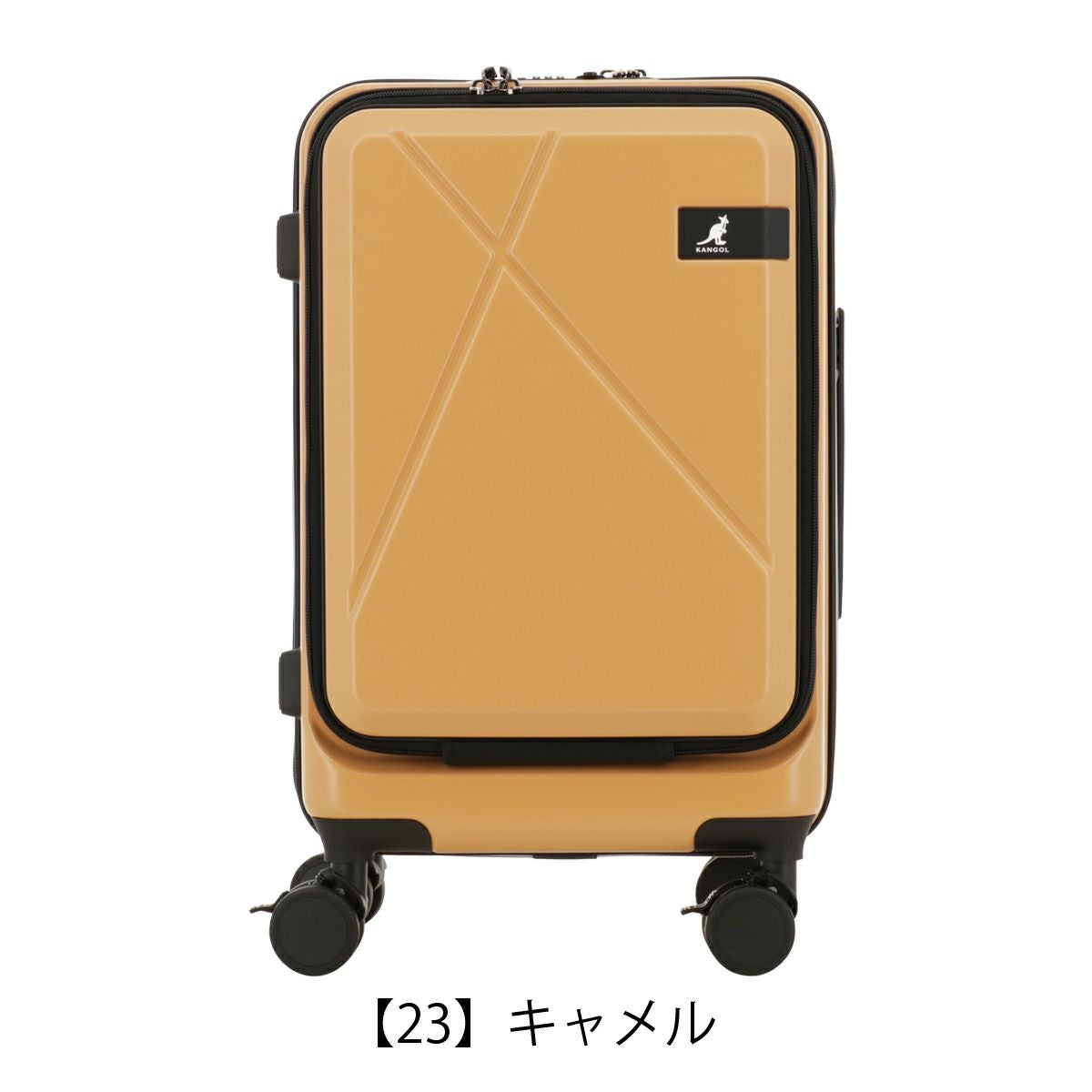 ③★特選♡贈答品★1.5kg超【GIFT♡箱入り10石☆ゴールデンカルサイト】♡ KANGOL（カンゴール） スーツケース 49(55)L 38cm 3.8kg クロスエイト