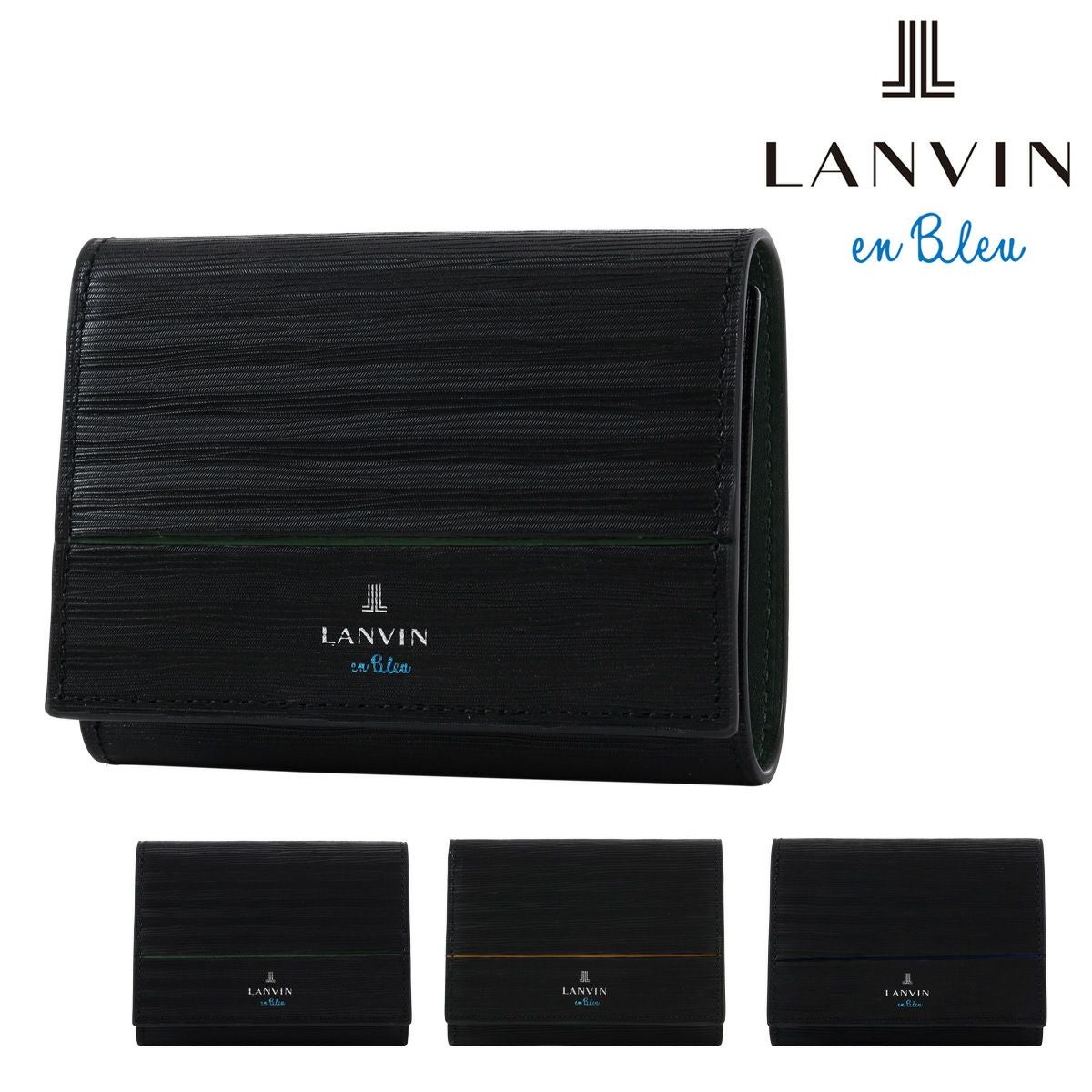 ランバンオンブルー 三つ折り財布 ロージュ 516605 LANVIN en Bleu