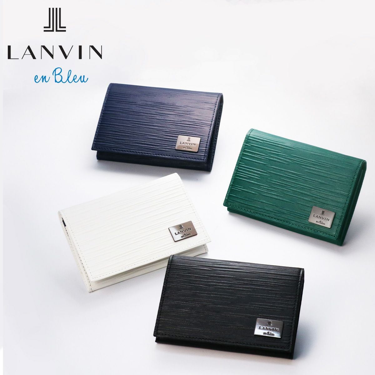 ランバンオンブルー 名刺入れ カードケース メンズ アドニス LANVIN en