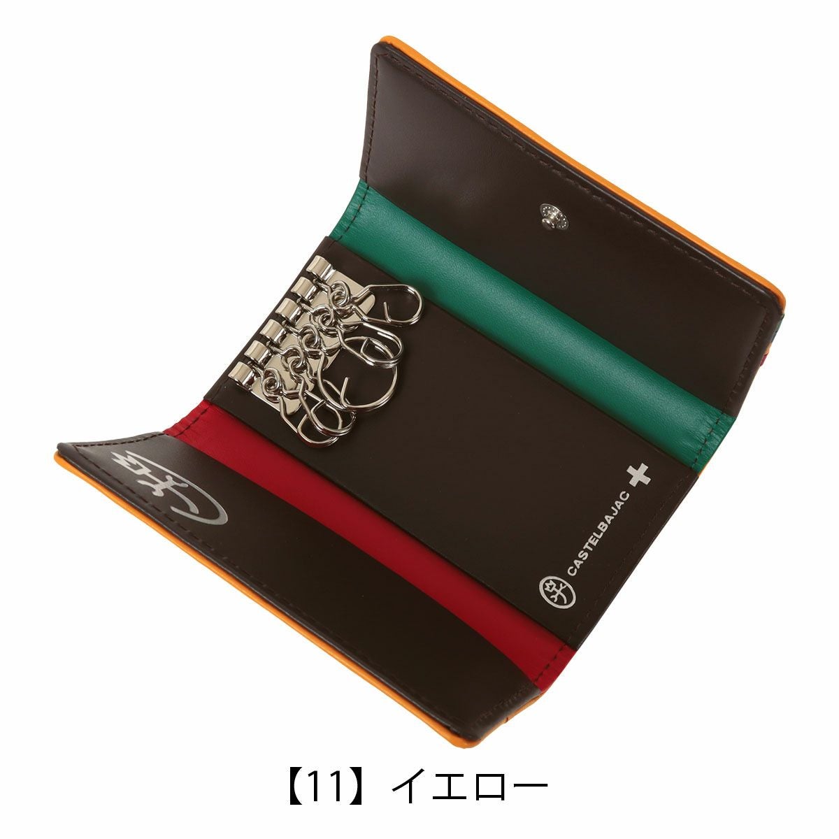 カステルバジャック キーケース 牛革 本革 レザー 5連 メンズ 057613