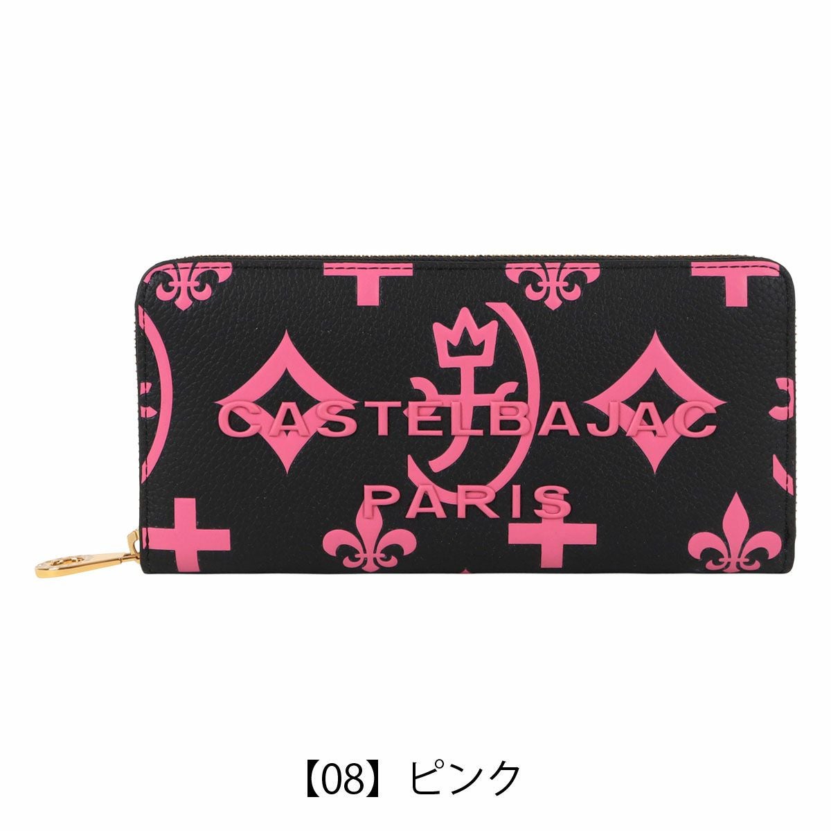 カステルバジャック ラウンドファスナー長財布 財布 長財布 ラウンド