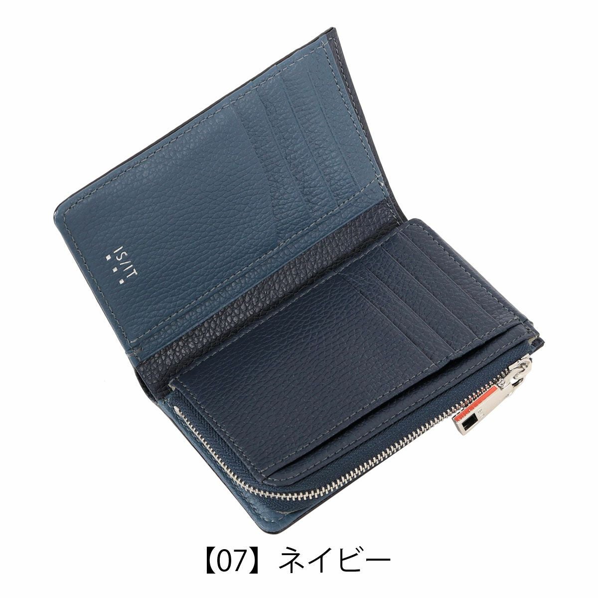 イズイット 二つ折り財布 財布 二つ折り ミドルウォレット ミドル財布