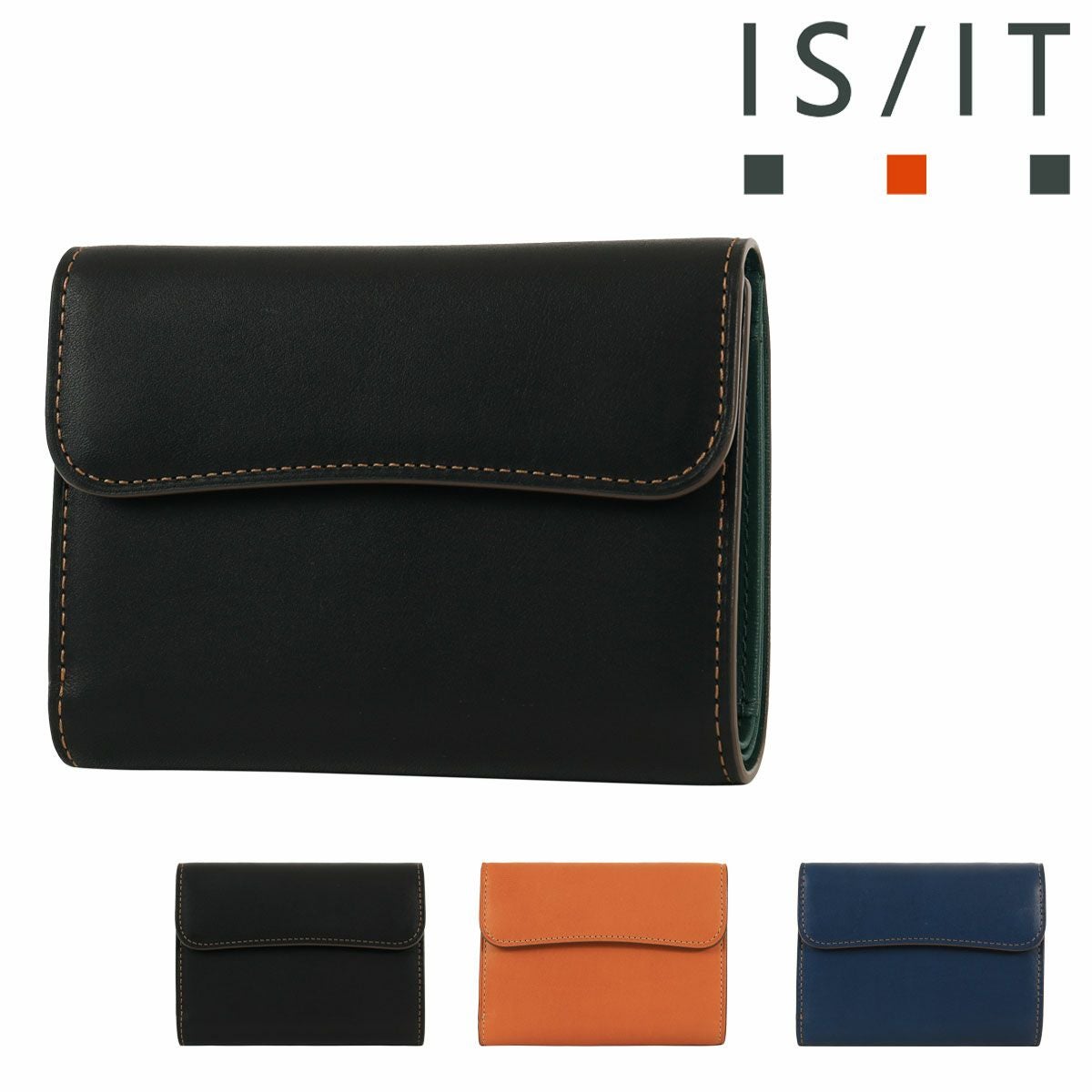 のぱ schott イージーウォレット レザー三つ折り財布 イズイット 三つ折り財布 野球 財布 三つ折り ミドルウォレット ミドル