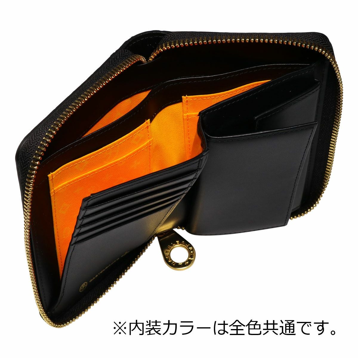 カステルバジャック 財布 二つ折り 二つ折り財布 ラウンドファスナー