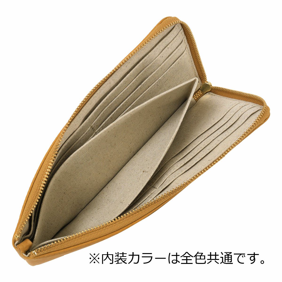 猫 長財布 L字ファスナー 本革 レディース 日本製 ジュジュアンド