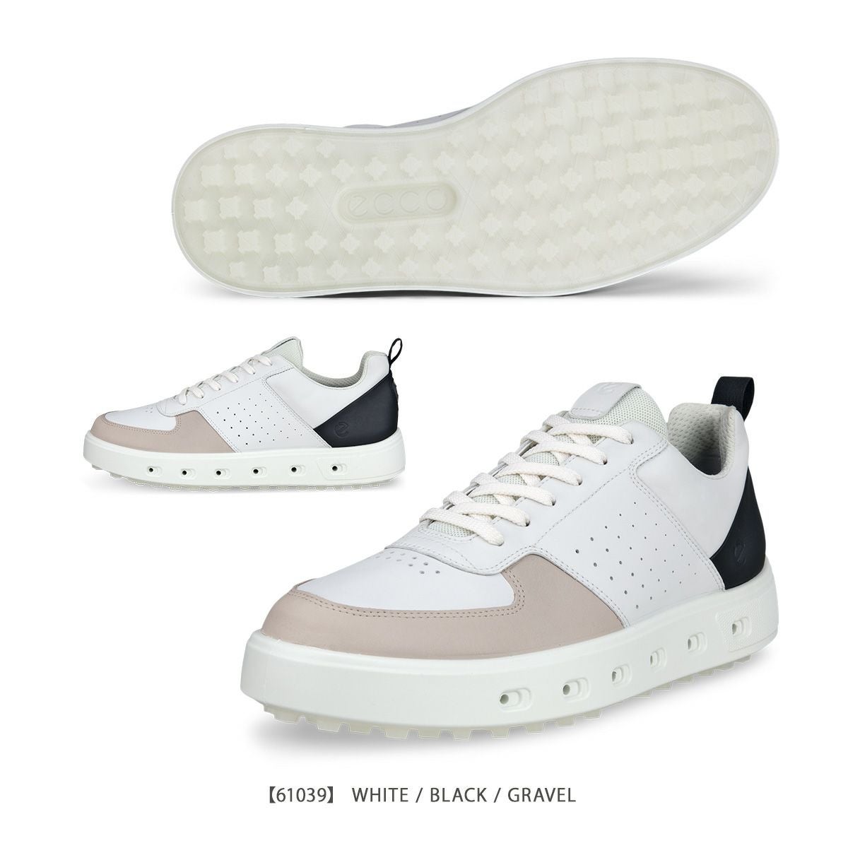 【61039】WHITE/BLACK/GRAVEL
