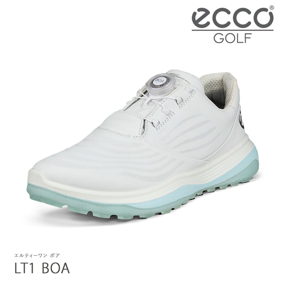 大丸購入！試着のみ！ECCO ゴルフシューズ 女性用 39 エコー ECCO ECCO ゴルフ ストリート 720 本革 レディース GORETEX