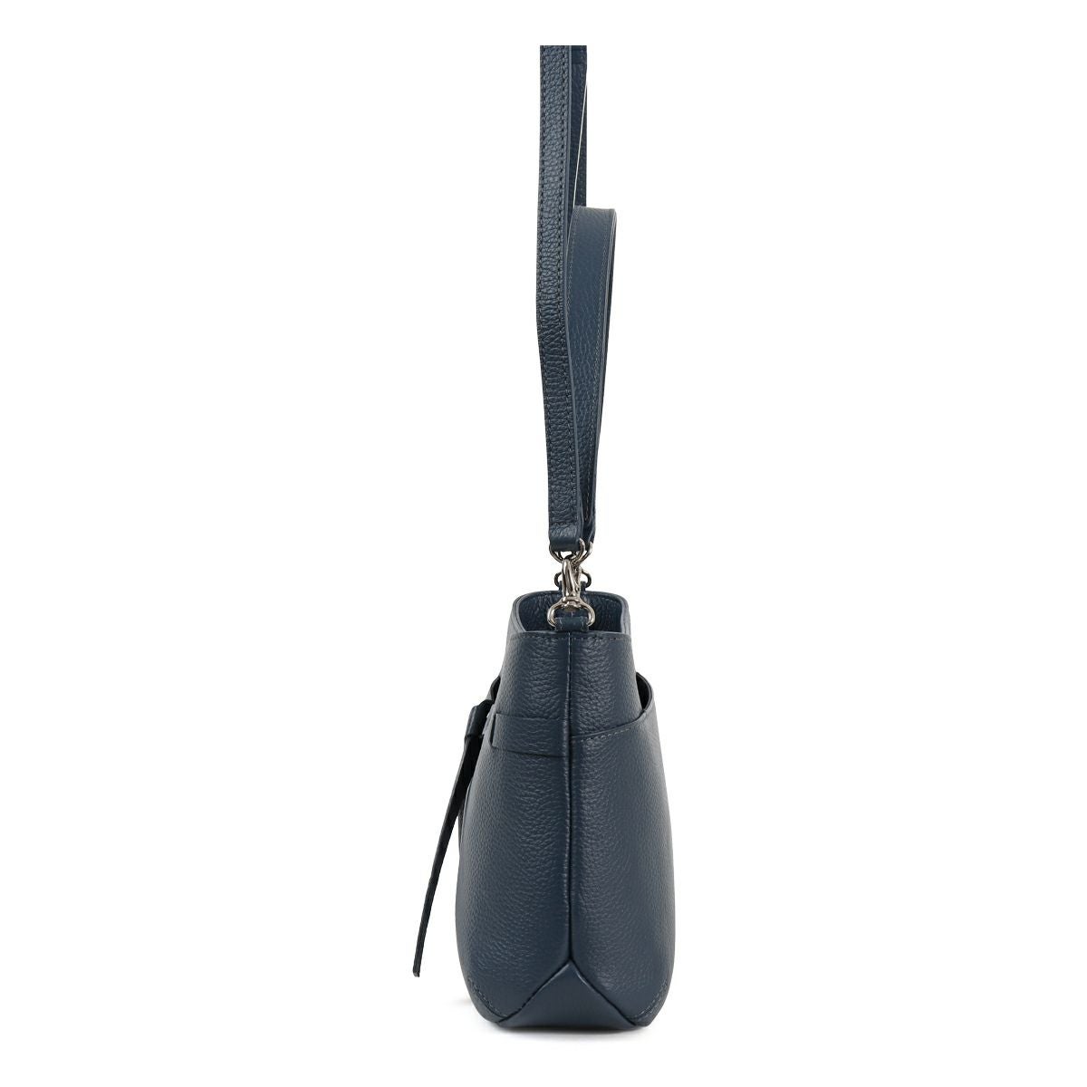 ニナリッチ マルシェ スモール 2WAY ハンドバッグ ショルダーバッグ 紺 NINA RICCI - ニナリッチ マルシェ スモール 2WAY ハンドバッグ