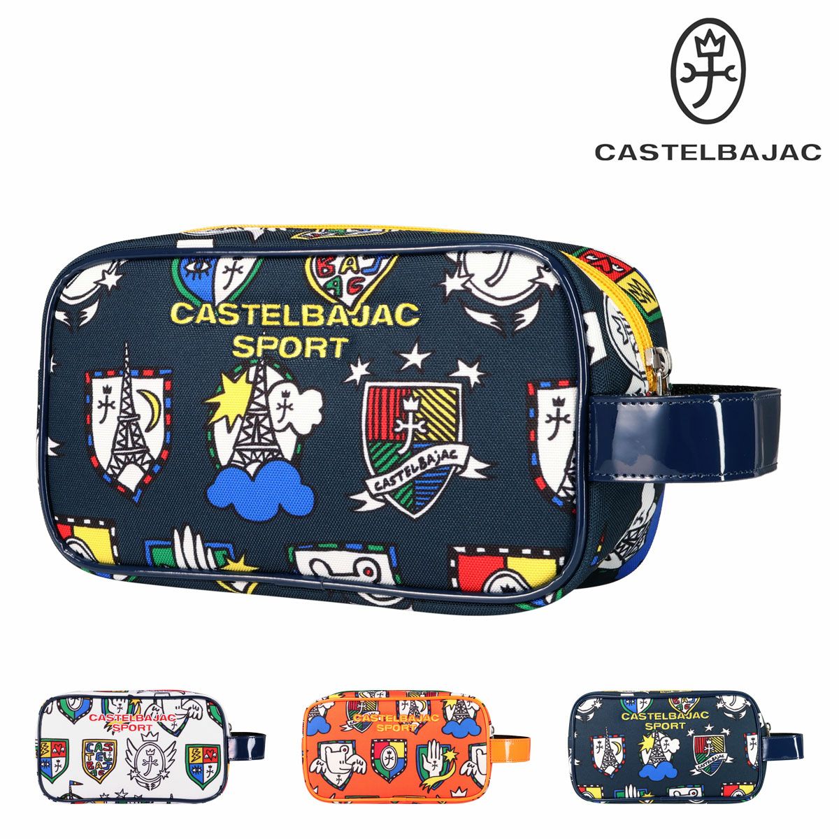 カステルバジャック ゴルフ ポーチ ラウンドポーチ カートポーチ