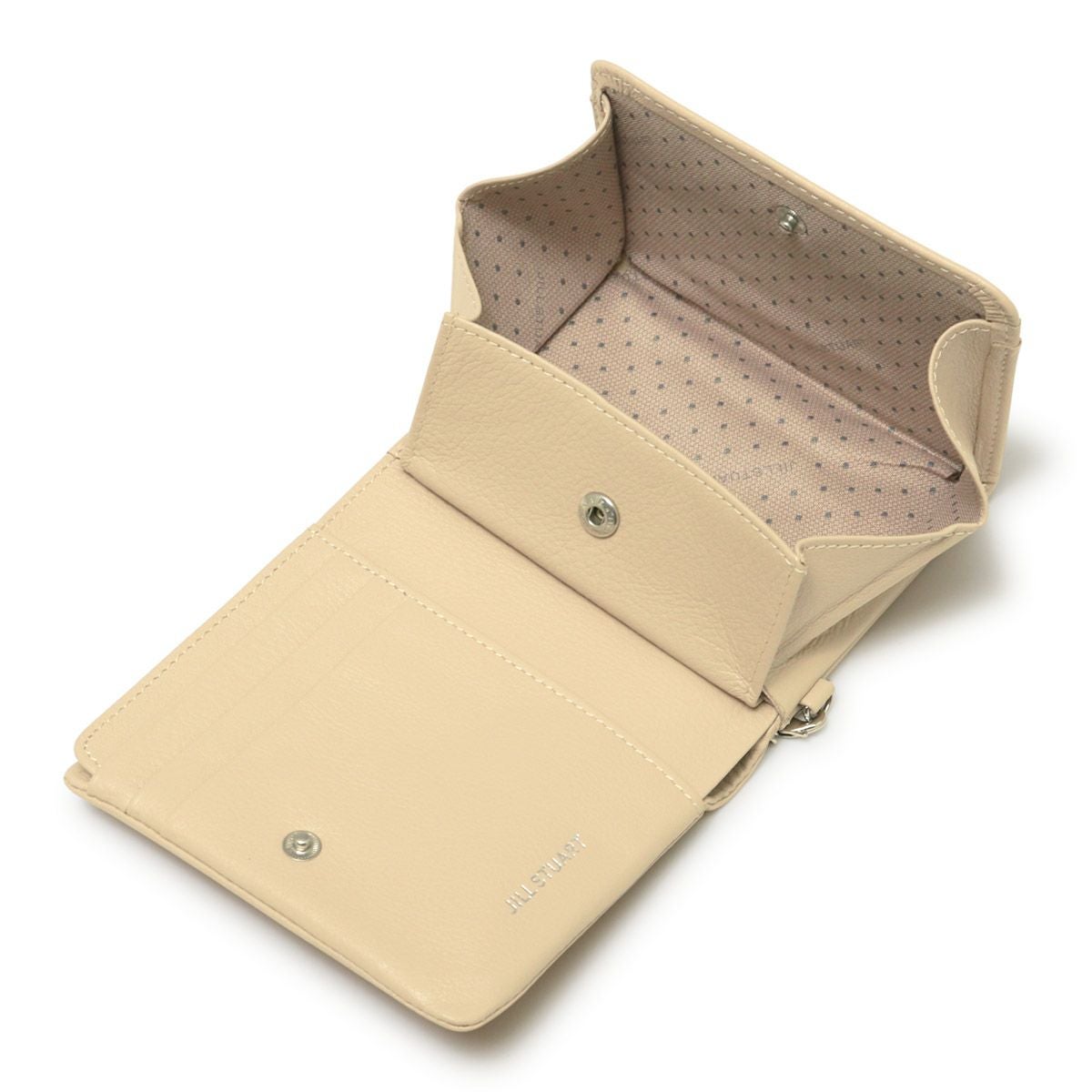 新品 ジルスチュアート 二つ折り財布 コンパクト財布 エンジェル 黒 ハート JILL STUART（ジルスチュアート） 【正規販売店】JILL STUART