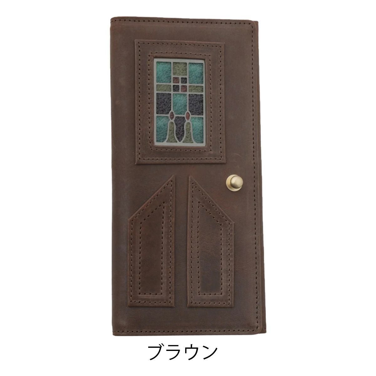 グラート かぶせ長財布 財布 長財布 ロングウォレット ステンドグラス