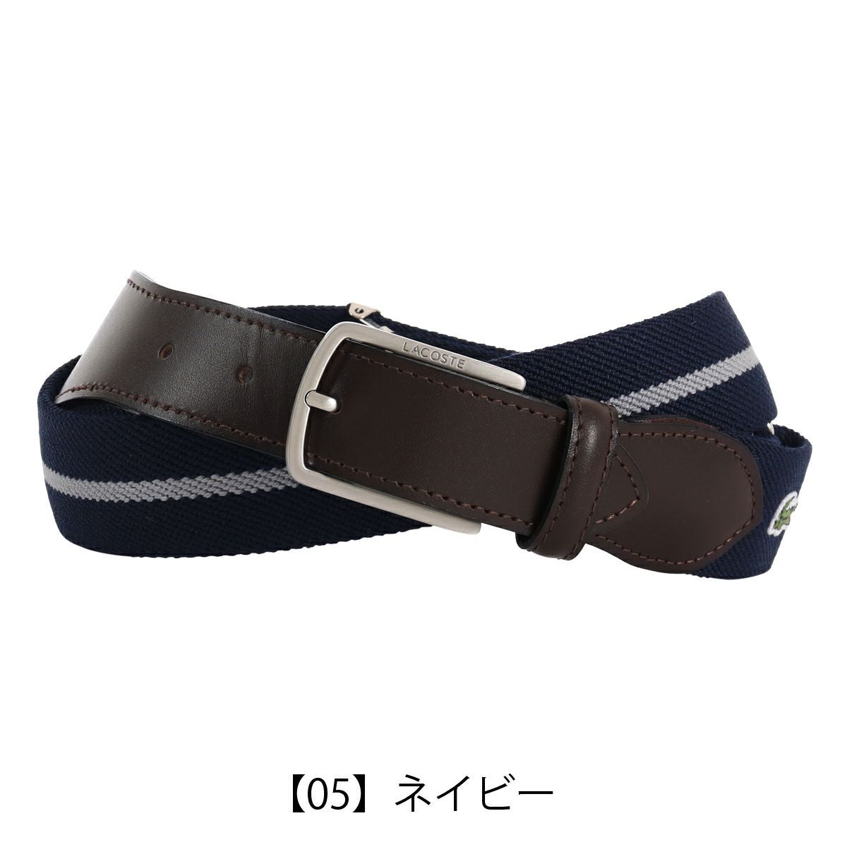 ラコステ ベルト 日本製 メンズ ピンタイプ LB66370 LACOSTE