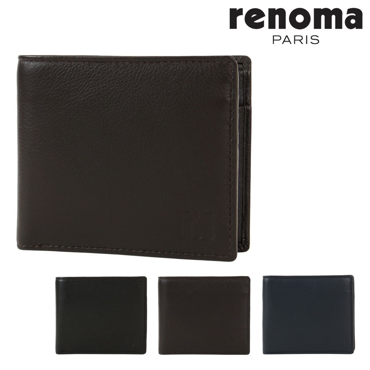 レノマ 長財布 本革 かぶせ メンズ REW-00211 ラトゥール renoma｜牛革