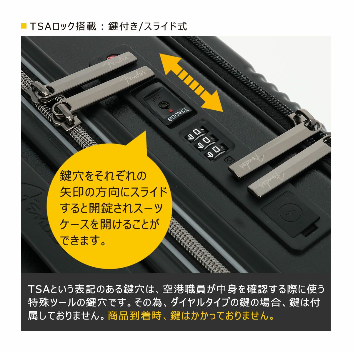 フェンダー スーツケース 38L 54cm 3.8kg 機内持ち込み 950-4500