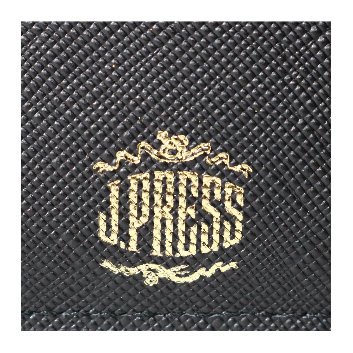 ジェイプレス 二つ折り財布 エンブレムボタン メンズ 7722 J.PRESS