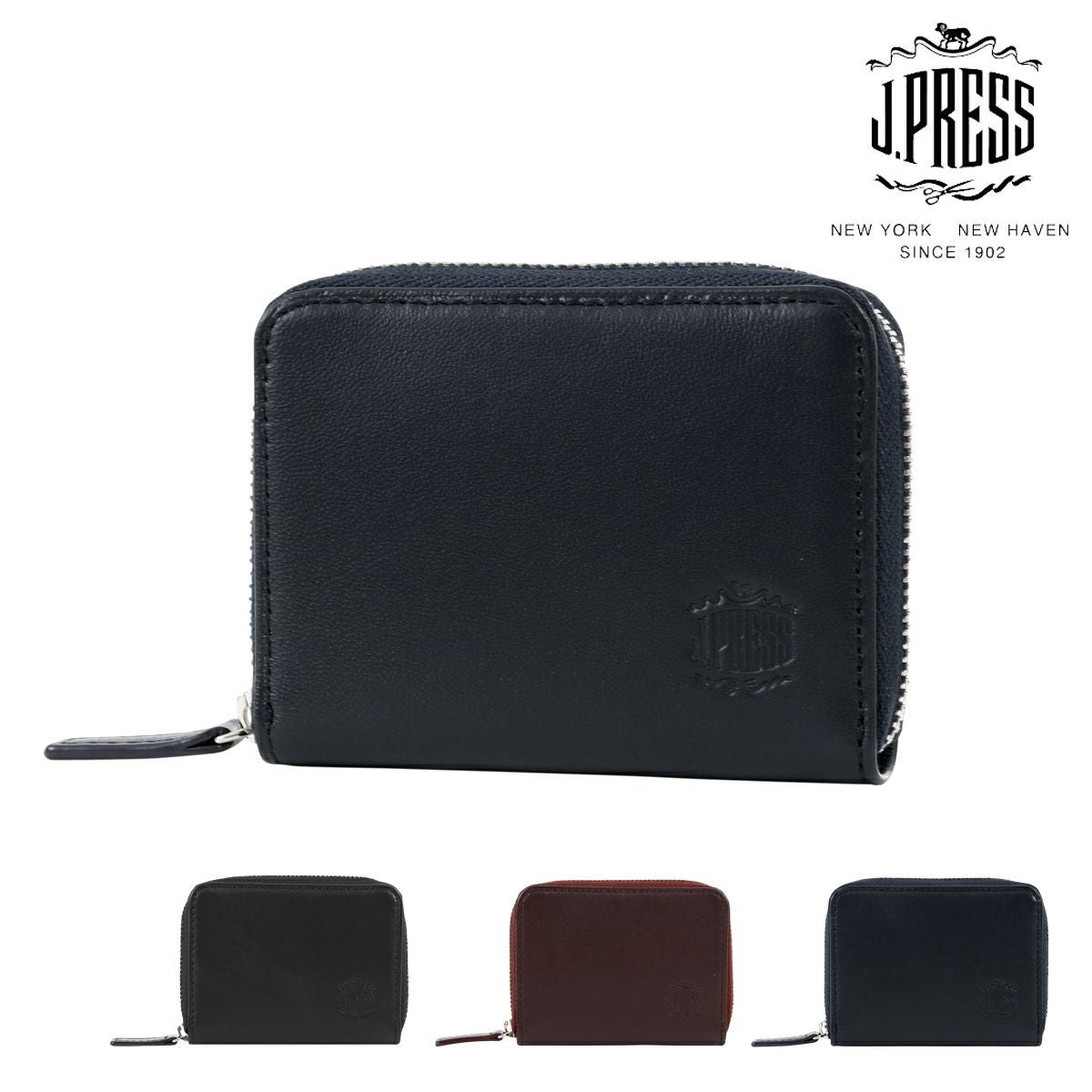 ジェイプレス 二つ折り財布 シープ×ゴート メンズ 7762 J.PRESS ベラ