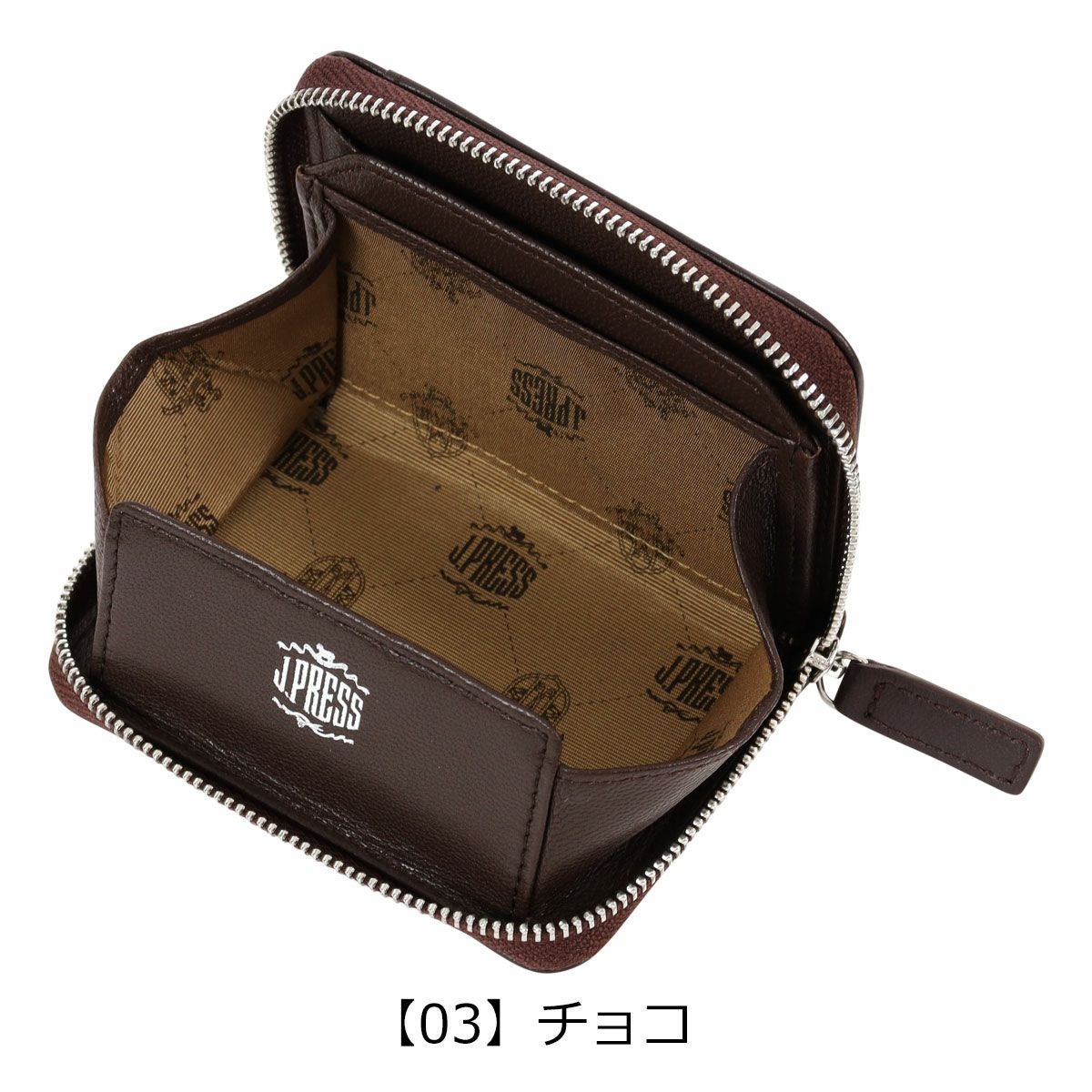 ジェイプレス 小銭入れ シープ×ゴート メンズ 7765 J.PRESS ラウンド