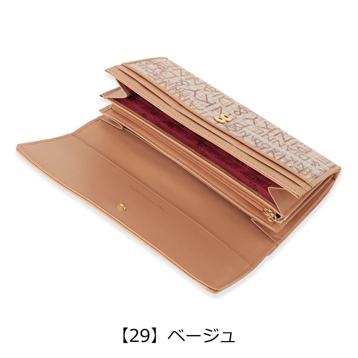 ピンキー＆ダイアン 長財布 かぶせ スナップボタン ミックスツイード
