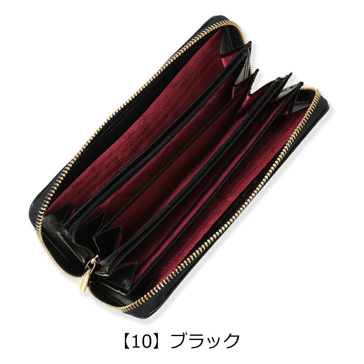ピンキー＆ダイアン 長財布 ラウンドファスナー ミックスツイード