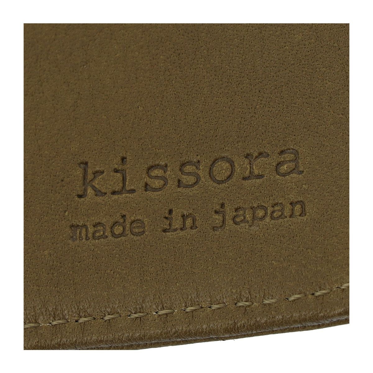 キソラ 二つ折り財布 オリーブヌメ ユニセックス KIEN-180 kissora