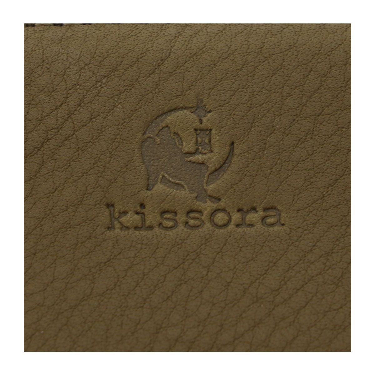キソラ 二つ折り財布 オリーブヌメ ユニセックス KIEN-180 kissora
