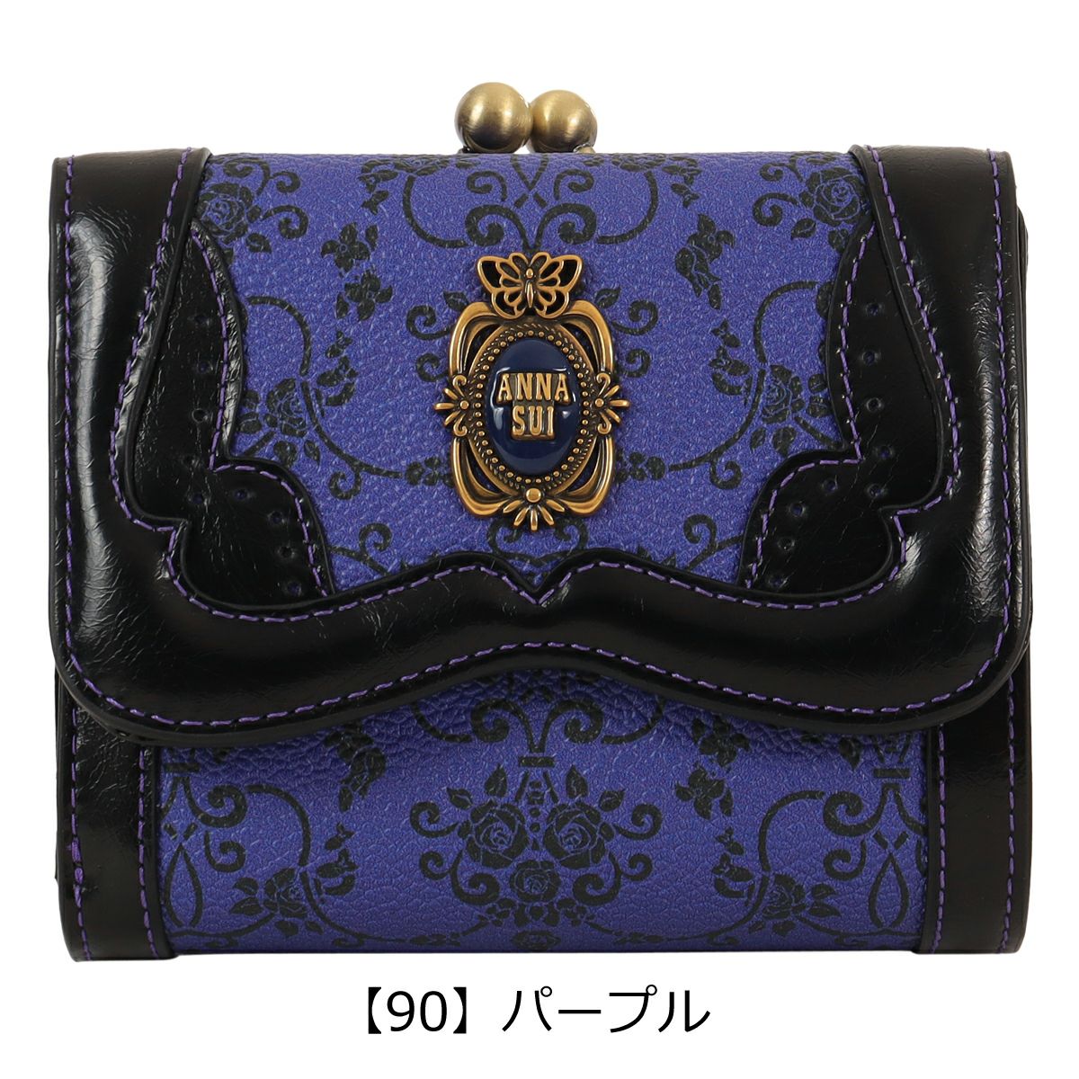 アナスイ 二つ折り財布 がま口 レディース リーブル 317882 ANNASUI