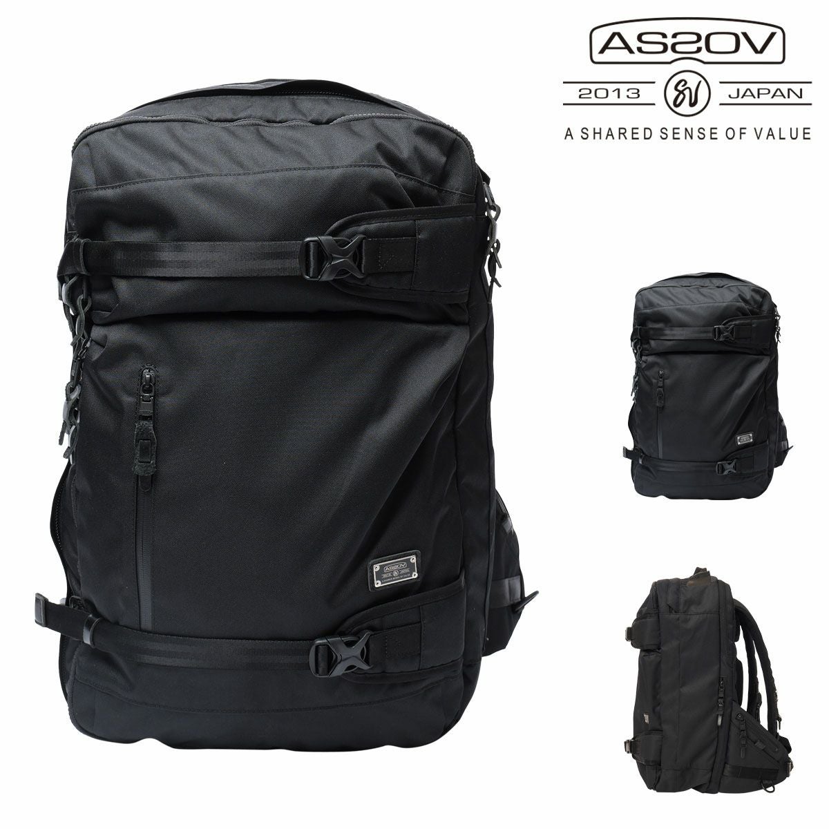 AS2OV 061408 3WAYバックパック M 38L コーデュラ ビジネス アッソブ リュック 3WAY Mサイズ バックパック コーデュラドビー