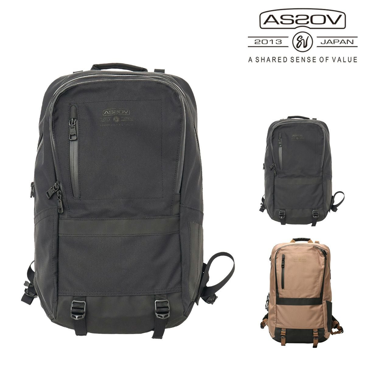 M*u様 美品　アッソブAS20V ビジネスバッグ　ビジネスリュック　大容量 AS2OV（アッソブ） デイバック リュック WATER PROOF CORDURA 305D DAY