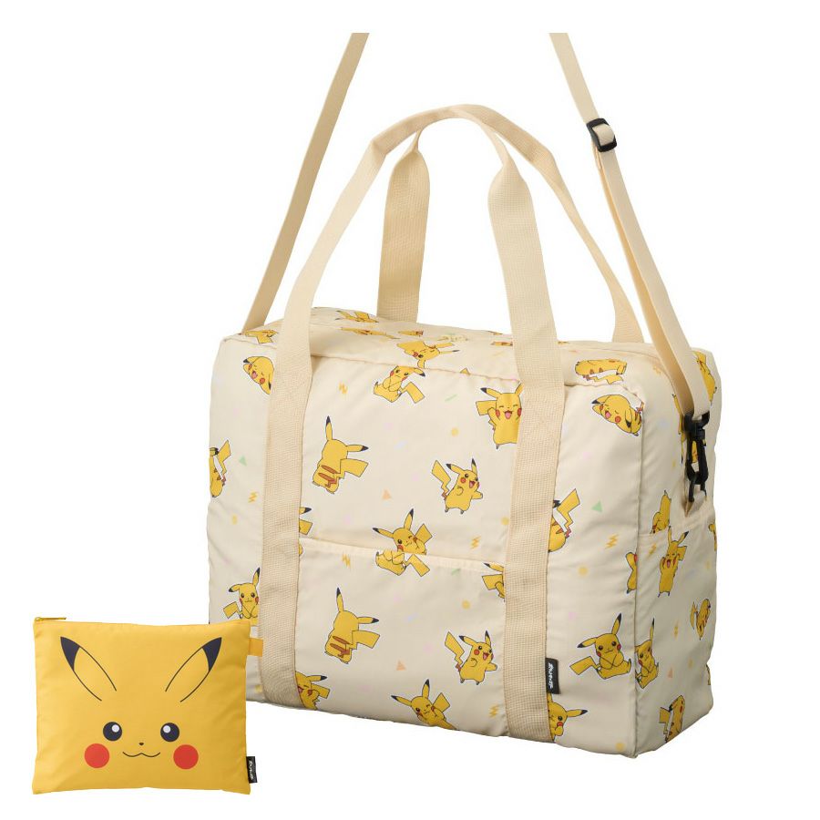 ポケモン 折りたたみボストンバッグ ポーチにしまえるキャリーオン