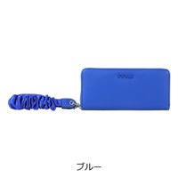 ムルーア 長財布 ギャザーチャーム ラウンドファスナー MR-W1331 
