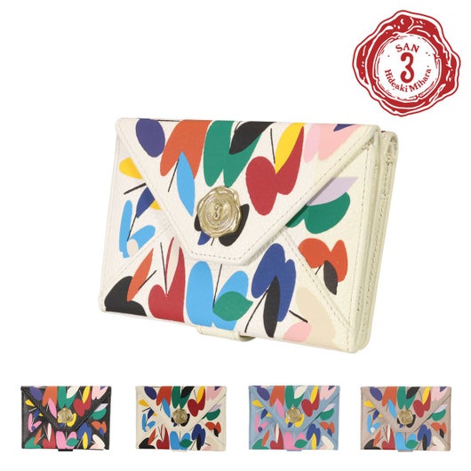 Danjo サン ヒデアキ ミハラ 財布 年齢層 折り財布 サンヒデアキミハラ 財布 革 SANHIDEAKIMIHARA SFO つ折り エイジング加工 メタリック 人気 日本製 正規品