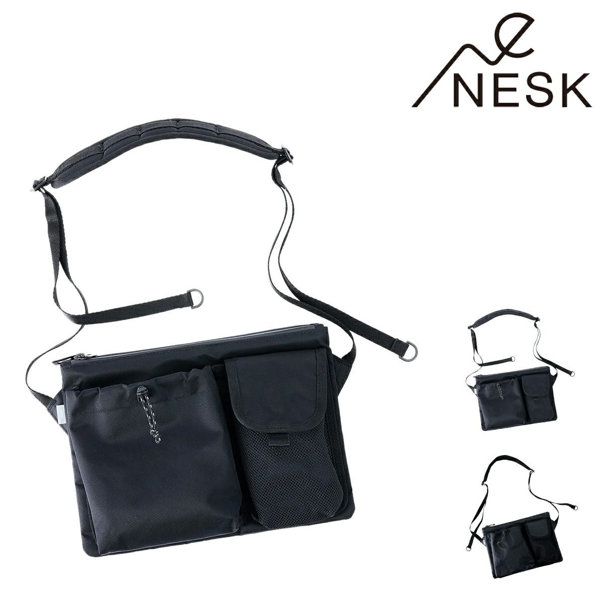 ノベルティ　ショルダーバッグ ネスク ショルダーバッグ ツイル フェイス メンズ NS-008 NESK 軽量