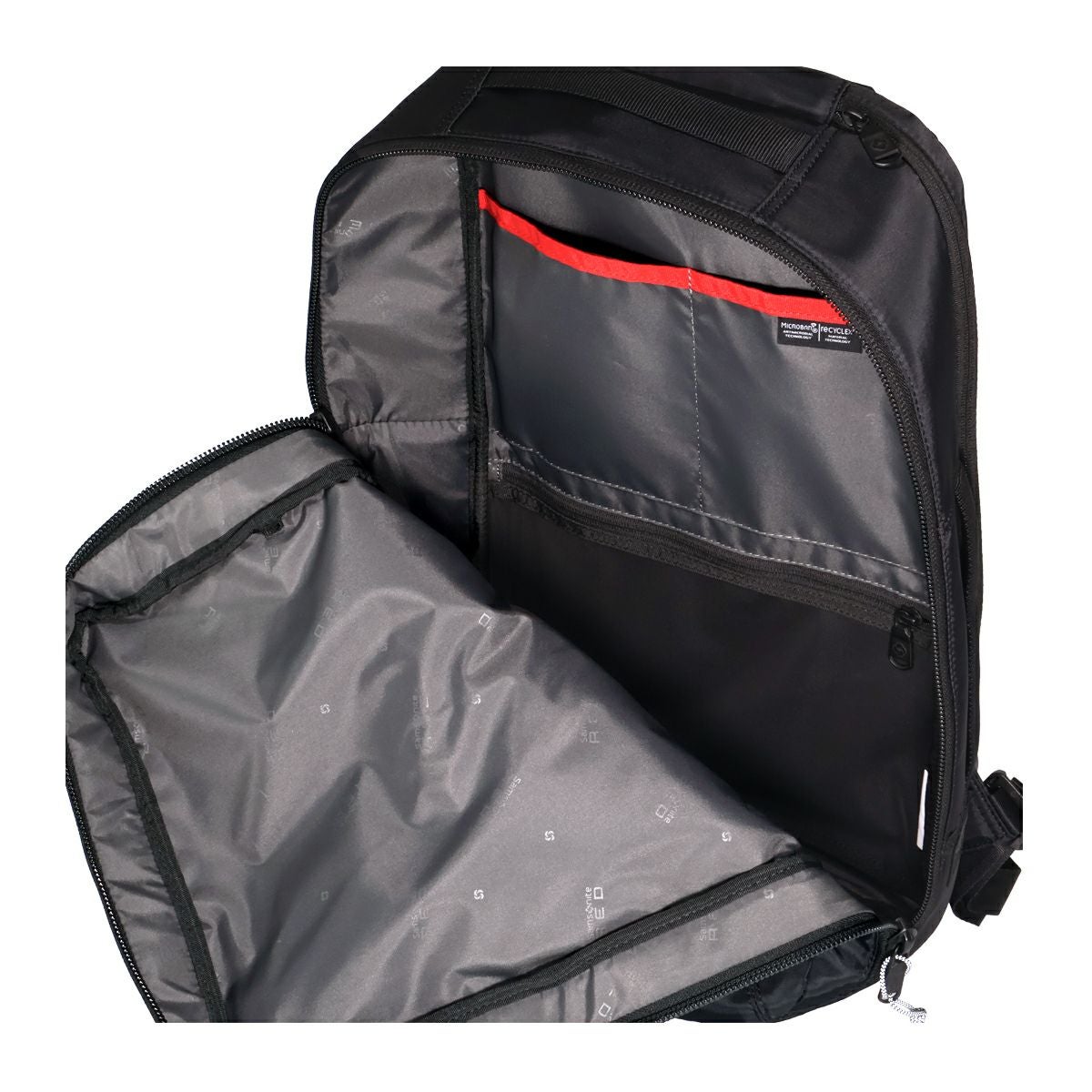新品　Samsonite ブラックリュック 赤いアクセント サムソナイトレッド リュック 29.5L 2ルームビジネスパック バイアス