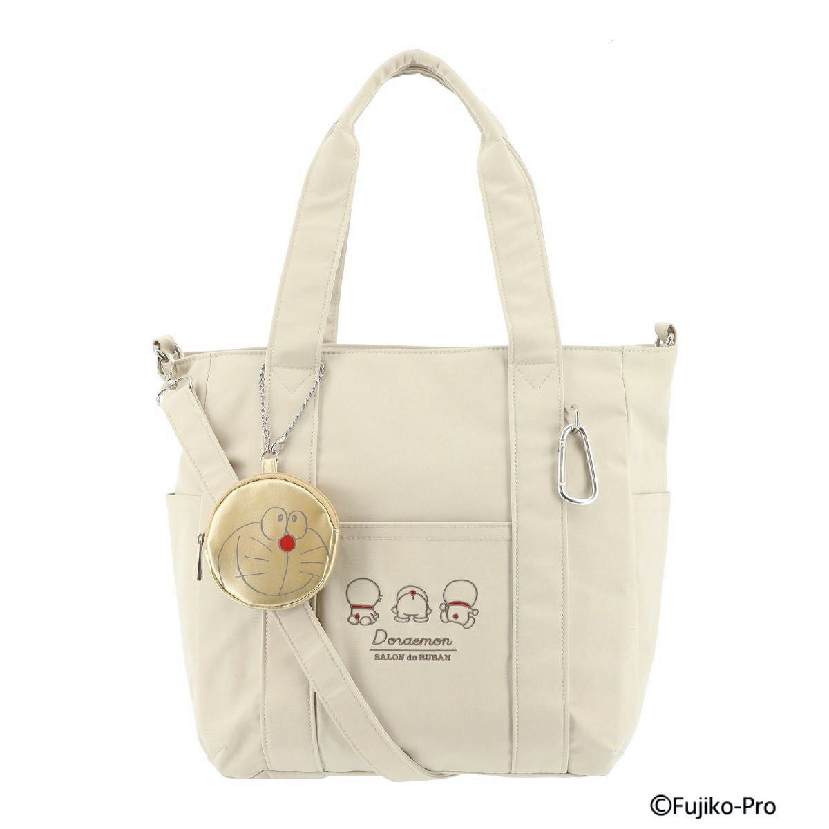 DORAEMON & FRIENDSHIP トートバッグセット　ドラえもん　限定 ドラえもん未来デパート限定サガラ刺繍がとっても可愛いトートバッグと
