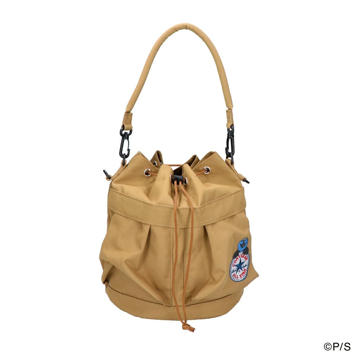 CONVERSE SUNSUN ベージュ ショルダーバッグ コンバース パペットスンスン ショルダーバッグ 2WAY メンズ