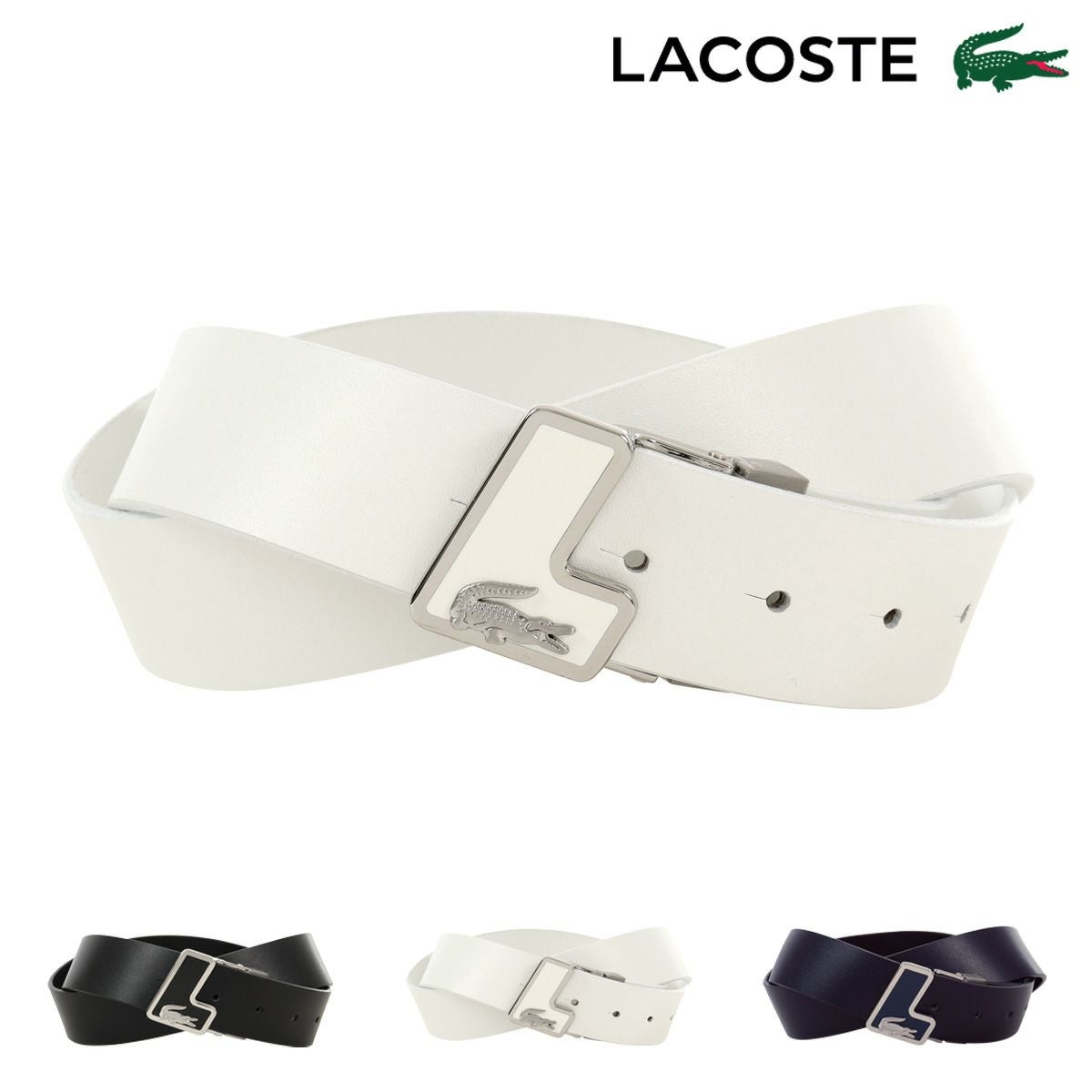 しゅん　LACOSTE　ベルト ラコステ ベルト 本革 メンズ LB67211 LACOSTE 牛革 レザー 日本製
