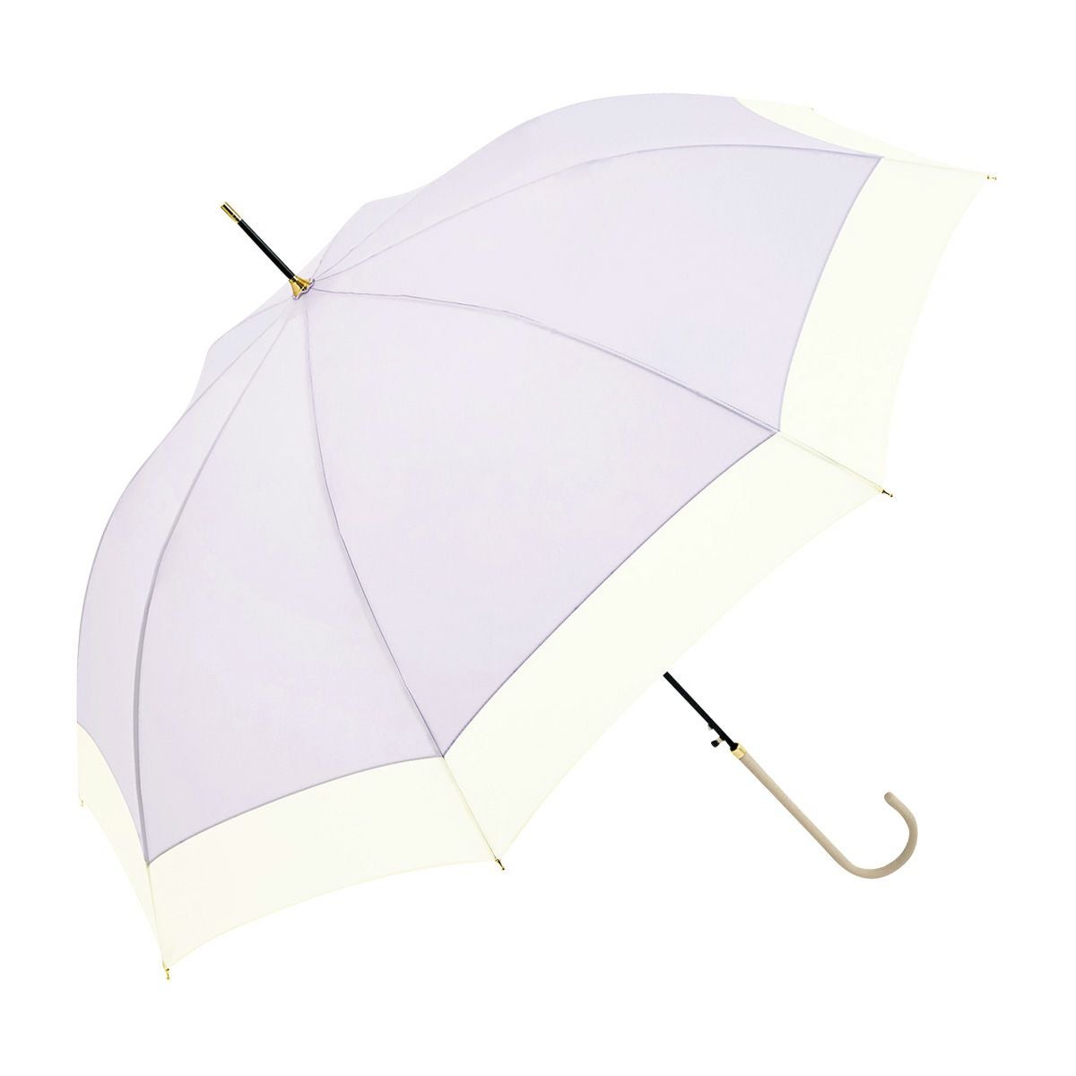 ビコーズ 長傘 雨傘 雨晴兼用 レディース B-139199 バイカラージャンプ